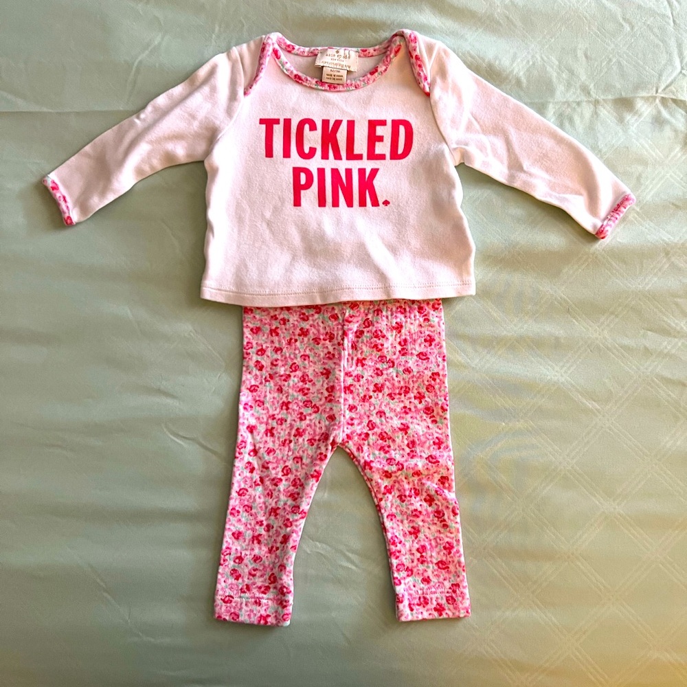 Kate Spade “Tickled Pink” Baby Girl Outfit